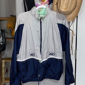 vintage asics windbreaker